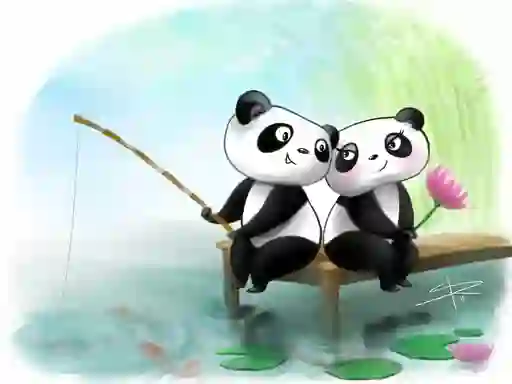 لعبة Pandas Slide على الانترنت