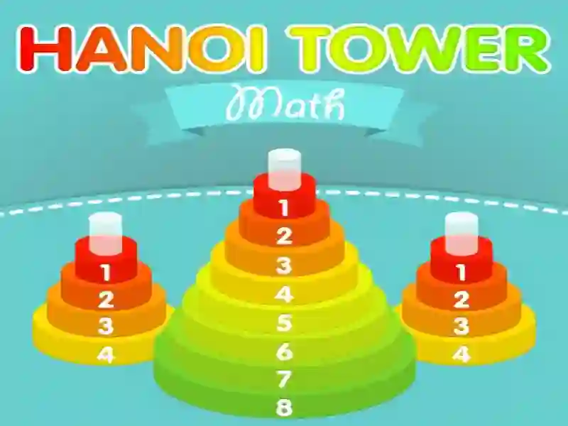لعبة Tower of Hanoi على الانترنت