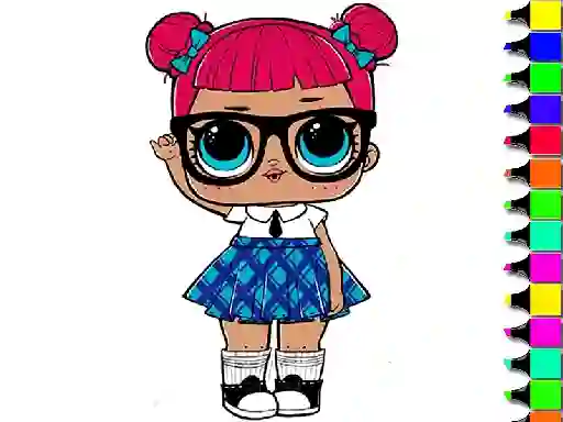 لعبة Easy Kids Coloring Lol على الانترنت