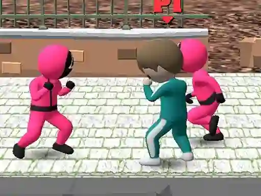لعبة Squid Game Multiplayer Fighting على الانترنت
