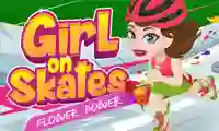 لعبة Girl on Skates: Flower Power على الانترنت