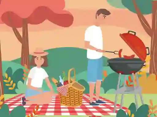 لعبة Barbecue Picnic Hidden Objects على الانترنت