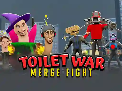 لعبة Toilet War: Merge Skibidi على الانترنت