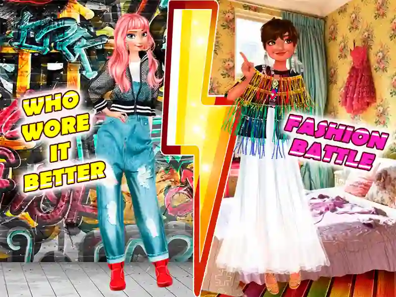 لعبة Who wore it better fashion battle على الانترنت