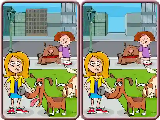 لعبة Spot The Differences City على الانترنت