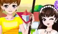 لعبة Romantic Spring Couple على الانترنت