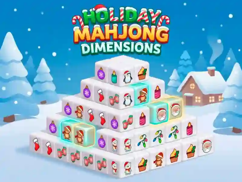 لعبة Holiday Mahjong Dimensions على الانترنت