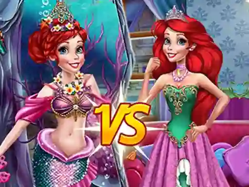 لعبة Mermaid vs Princess على الانترنت