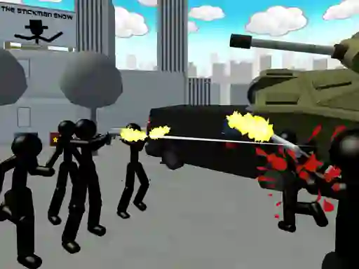 لعبة Stickman City Shooting 3d على الانترنت