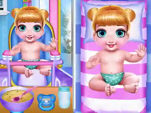 لعبة Princess New Born Twins Baby Care على الانترنت