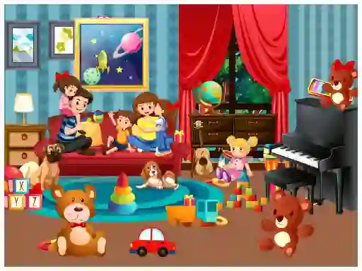 لعبة Hidden Toys على الانترنت