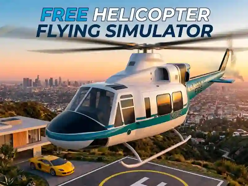 لعبة Free Helicopter Flying Simulator على الانترنت