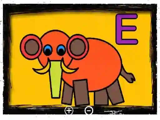 لعبة Easy Kids Coloring Letters على الانترنت