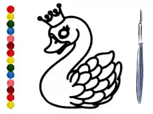 لعبة Back To School: Swan Coloring Book على الانترنت