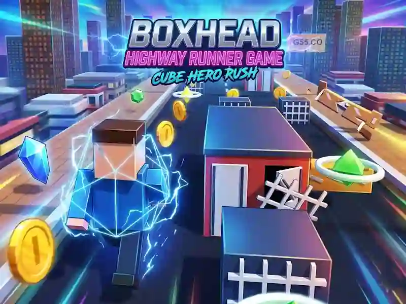 لعبة Boxhead Highway Runner Game على الانترنت