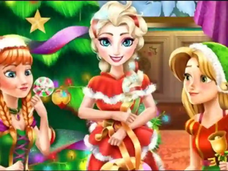 لعبة Disney Princess Christmas Party على الانترنت