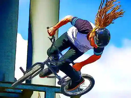 لعبة bmx bikes jigsaw على الانترنت