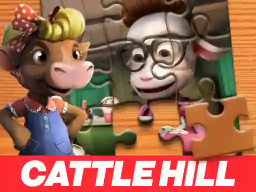 لعبة Christmas at Cattle Hill Jigsaw Puzzle على الانترنت