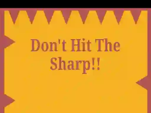 لعبة Don't Hit The Sharp على الانترنت
