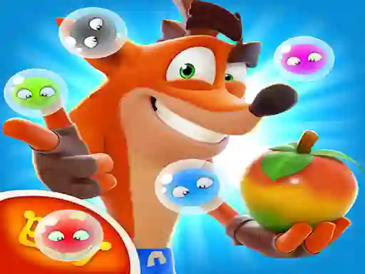 لعبة Crash Bandicoot Bubbles على الانترنت