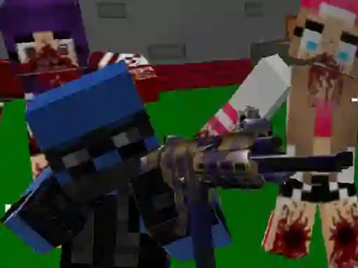 لعبة Blocky Combat Special Forces: Zombie Apocalypse على الانترنت