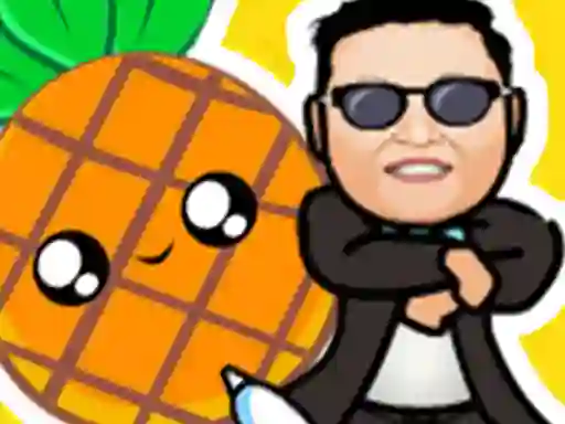 لعبة Pineapple and pen vs gangnam style على الانترنت