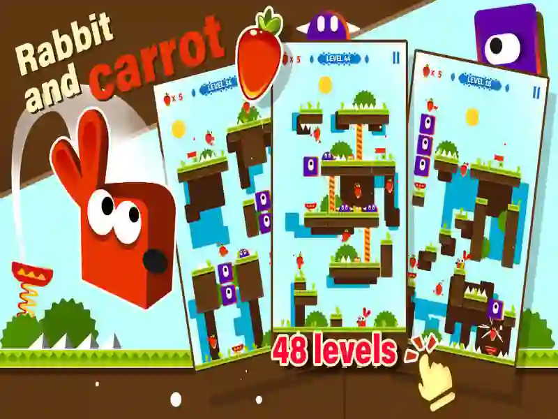 لعبة Rabbit & Carrot على الانترنت