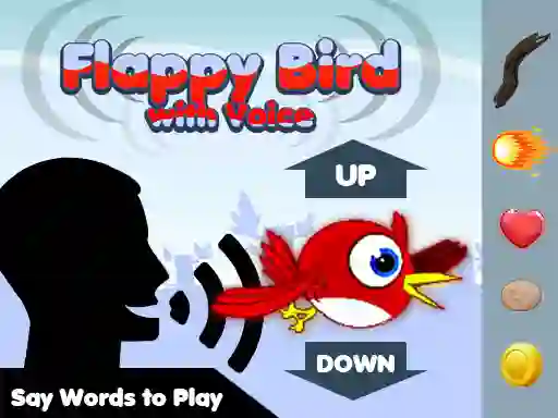 لعبة Flappy Bird With Voice على الانترنت