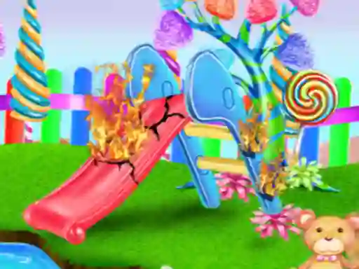 لعبة Candy Garden Cleaning على الانترنت