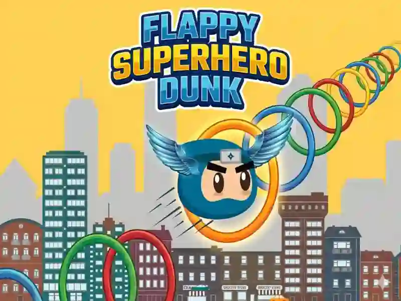 لعبة Flappy Superhero Dunk على الانترنت