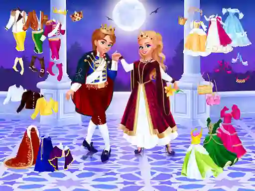 لعبة Cinderella and Prince Charming على الانترنت