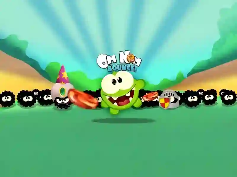 لعبة Om Nom Bounce على الانترنت