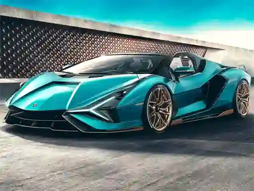 لعبة Lamborghini Sian Roadster Puzzle على الانترنت