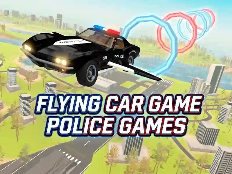 لعبة Flying Car Game Police Games على الانترنت