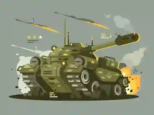 لعبة Military Vehicles Match 3 على الانترنت