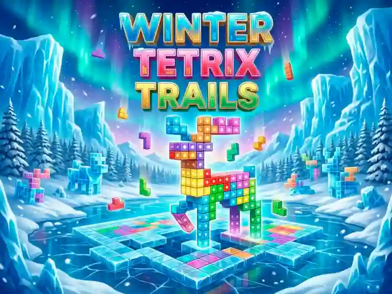 لعبة Winter Tetrix Trails على الانترنت