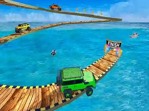 لعبة Impossible Tracks Jeep Stunts Driving على الانترنت