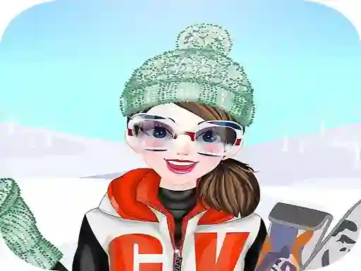 لعبة Happy Ski Dressup على الانترنت