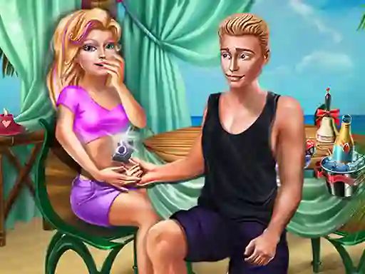 لعبة Ellie Beach Proposal على الانترنت
