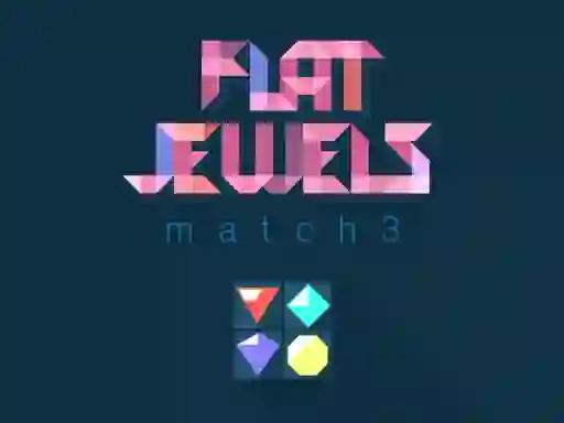 لعبة Flat jewels match 3 على الانترنت