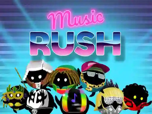 لعبة Music Rush على الانترنت