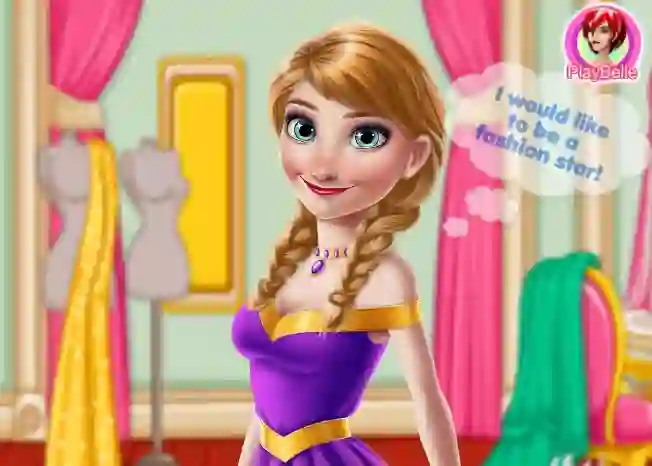 لعبة Ice Princess Modeling Carrer على الانترنت