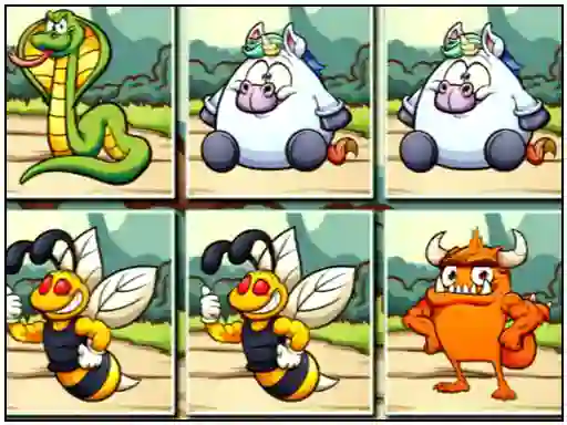 لعبة Animals Memo Match على الانترنت