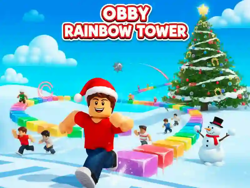 لعبة Obby Rainbow Tower على الانترنت