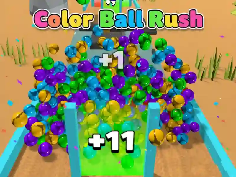 لعبة Color Ball Rush على الانترنت