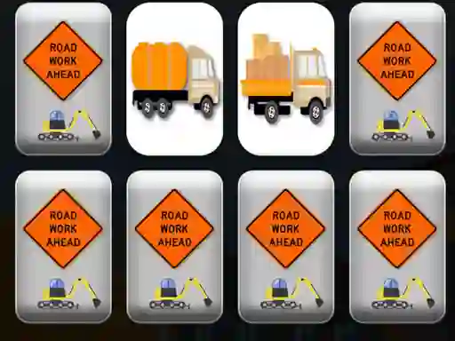 لعبة Work Trucks Memory على الانترنت