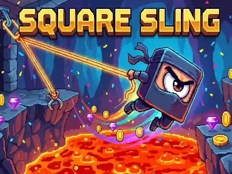 لعبة Square Sling على الانترنت