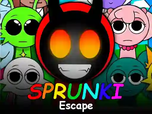 لعبة Sprunki 3D Escape على الانترنت