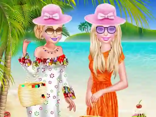 لعبة BFF Spring Beach Holiday على الانترنت