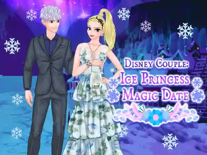 لعبة Ice Couple Princess Magic Date على الانترنت